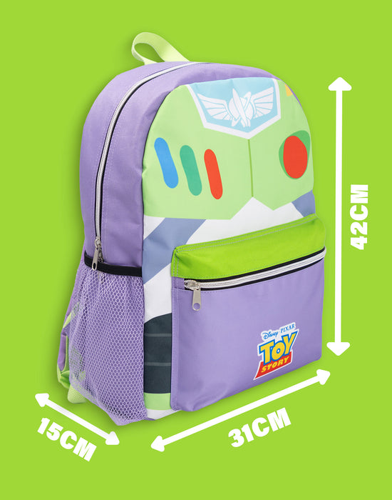 Disney Toy Story Buzz Unisex Kids Green 4 Piece Backpack Set