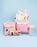 Disney Princess Multi Character Girls Pink 4 Piece Backpack Set