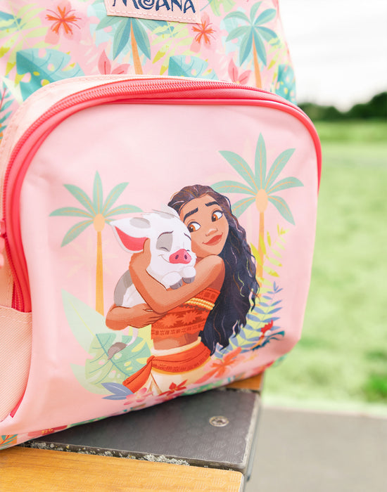 Disney Moana Girls Pink Backpack