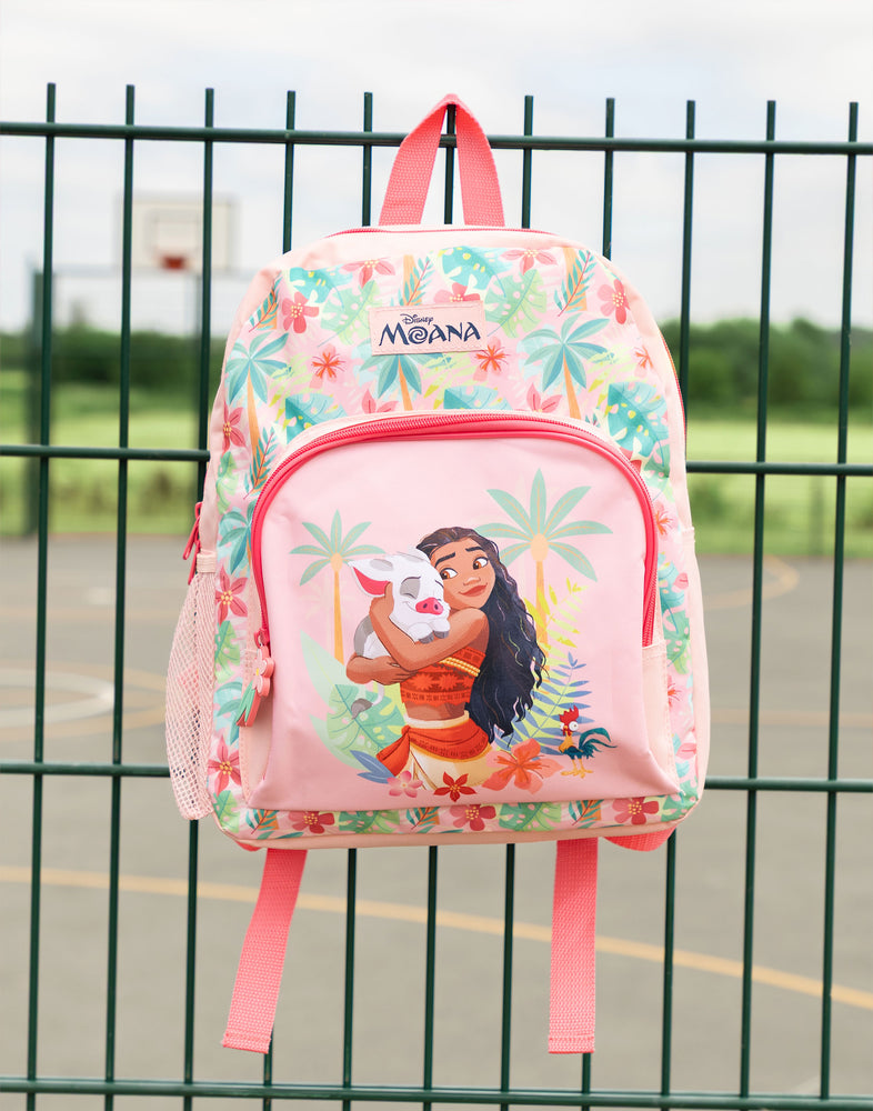Disney Moana Girls Pink Backpack