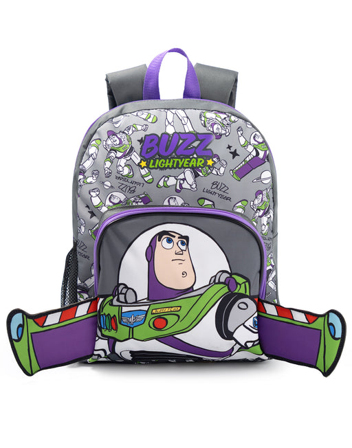 Disney Toy Story Buzz Wings Boys Grey Backpack