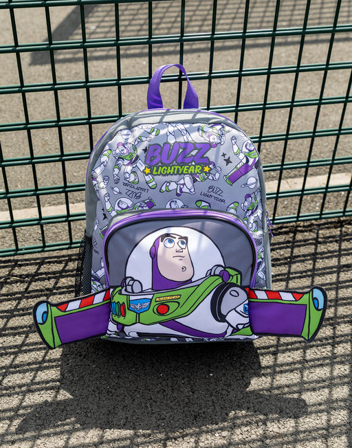 Disney Pixar Toy Story Buzz Wings Boys Grey Backpack