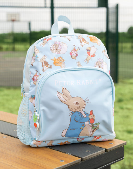 Peter Rabbit Multi Character Unisex Kids Blue Backpack