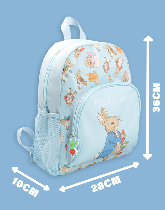 Peter Rabbit Multi Character Unisex Kids Blue Backpack