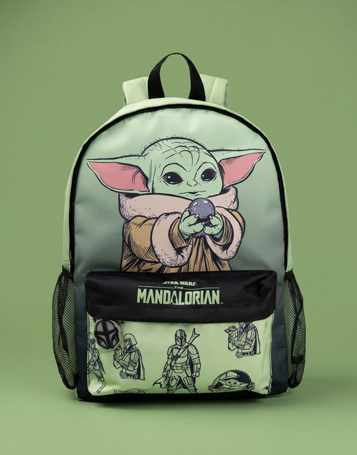 Star Wars Grogu Boys Green Backpack