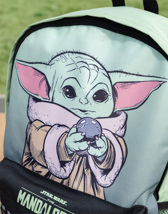Star Wars Grogu Boys Green Backpack