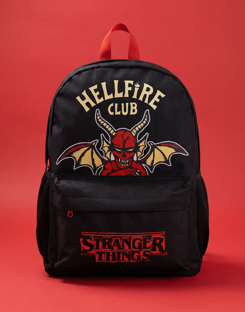 Stranger Things Hellfire Club Unisex Black Backpack