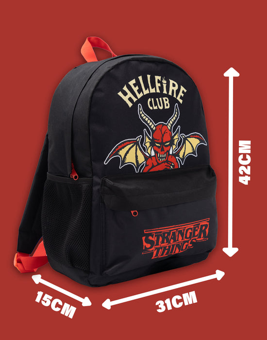 Stranger Things Hellfire Club Unisex Black Backpack