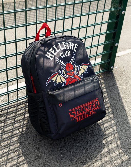Stranger Things Hellfire Club Unisex Black Backpack