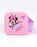 Disney Minnie Mouse Hearts & Stars Girls Pink Lunch Bag Bottle and 3 Snack Pot