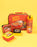 Disney Pixar Cars Lightning McQueen Boys Red Lunch Bag Bottle and 3 Snack Pot