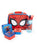Spiderman Eyes Boys Red Lunch Bag Bottle and 3 Snack Pot