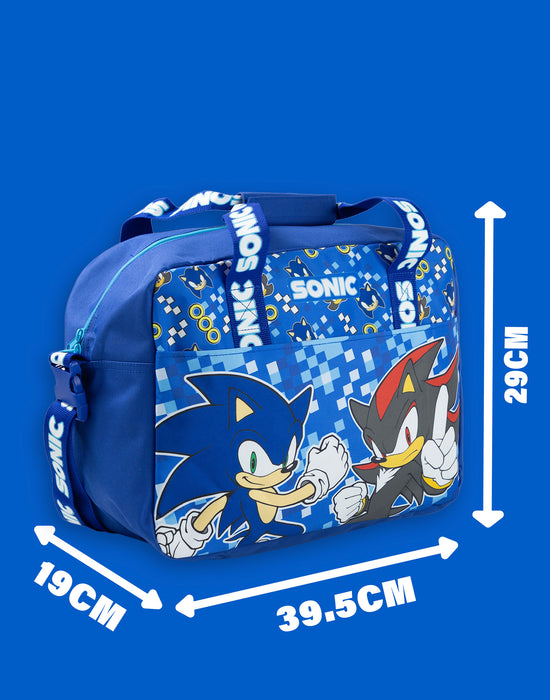 Sonic the Hedgehog Multi Character Boys blue 6 Piece Luggage Set