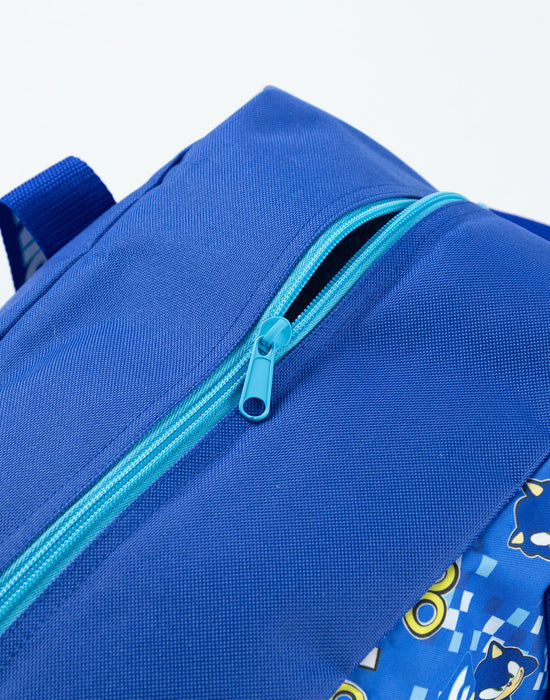 Sonic the Hedgehog Multi Character Boys blue 6 Piece Luggage Set