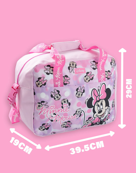 Disney Minnie Mouse Girls Pink 6 Piece Luggage Set