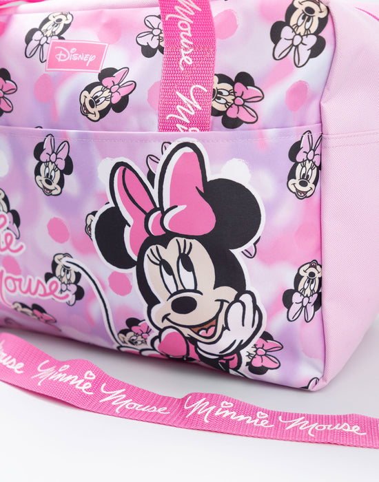 Disney Minnie Mouse Girls Pink 6 Piece Luggage Set