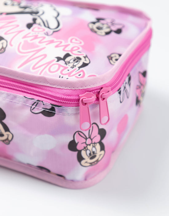 Disney Minnie Mouse Girls Pink 6 Piece Luggage Set