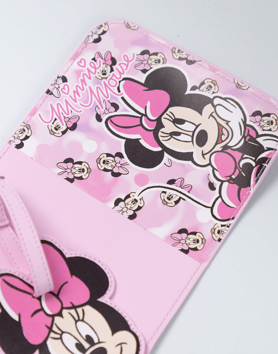 Disney Minnie Mouse Girls Pink 6 Piece Luggage Set