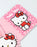Hello Kitty Hearts Girls Pink 6 Piece Luggage Set