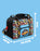 Hot Wheels Checker Board Cars Boys Multicoloured 6 Piece Luggage Set