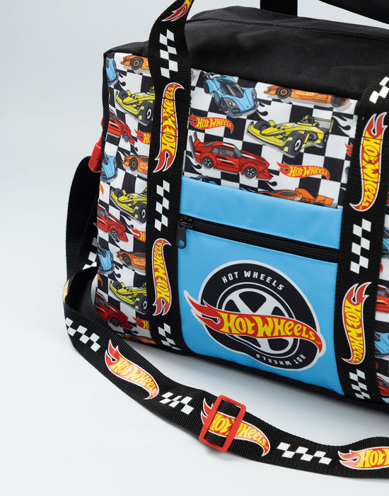 Hot Wheels Checker Board Cars Boys Multicoloured 6 Piece Luggage Set