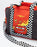 Disney Cars Lightning McQueen Boys Red 6 Piece Luggage Set