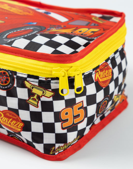 Disney Cars Lightning McQueen Boys Red 6 Piece Luggage Set