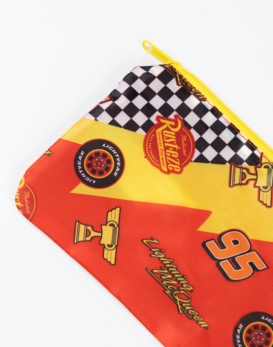 Disney Cars Lightning McQueen Boys Red 6 Piece Luggage Set
