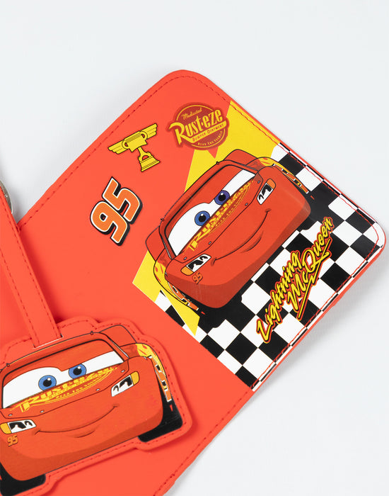 Disney Cars Lightning McQueen Boys Red 6 Piece Luggage Set