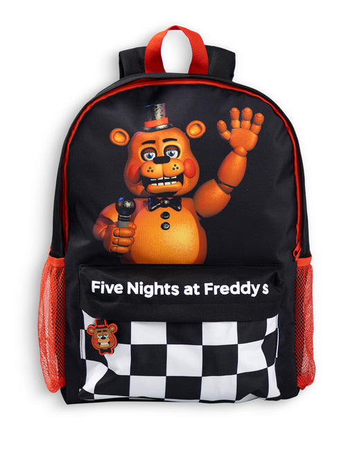 Five Nights At Freddy's Character Boys Black Backpack