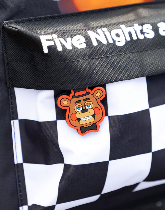 Five Nights At Freddy's Character Boys Black Backpack