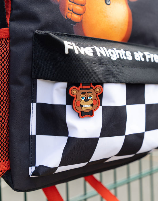 Five Nights At Freddy's Character Boys Black Backpack