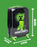 Minecraft Creeper Boys Black Small Suitcase