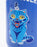 KPop Demon Hunters Derpy Tiger Unisex Kids Blue Straw Water Bottle