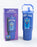KPop Demon Hunters Derpy Tiger Unisex Kids Blue Straw Water Bottle