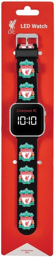 Liverpool FC Badge Unisex Kids Black Watch