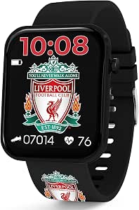 Liverpool FC Badge Unisex Kids Black Watch
