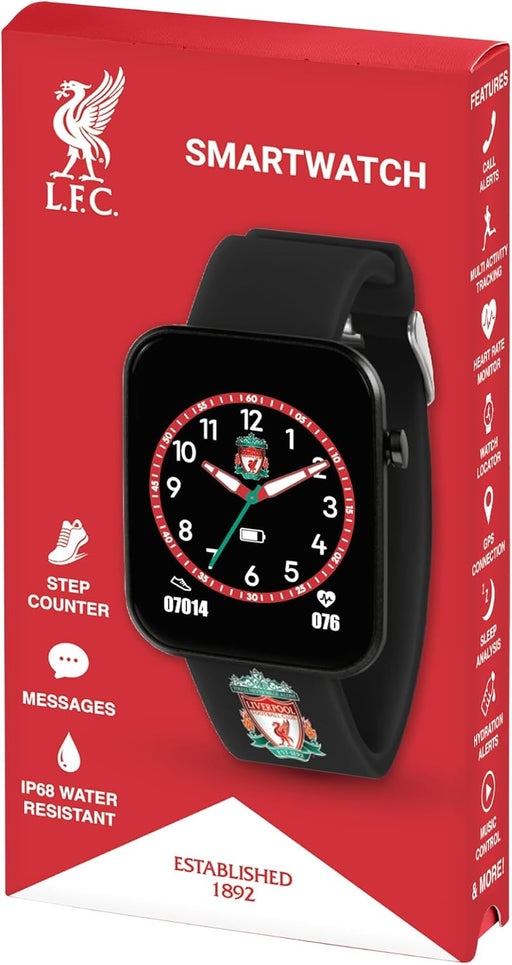 Liverpool FC Badge Unisex Kids Black Watch