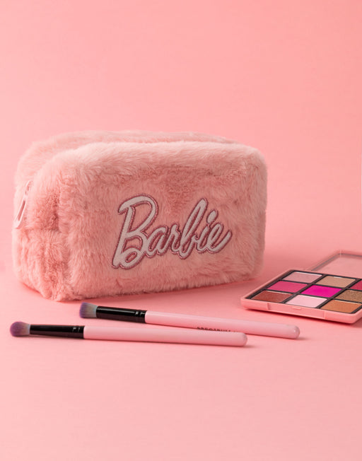 Barbie Womens Fluffy Makeup Bag