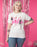 Barbie Dolls In Logo Womens White Short Sleeved T-Shirt