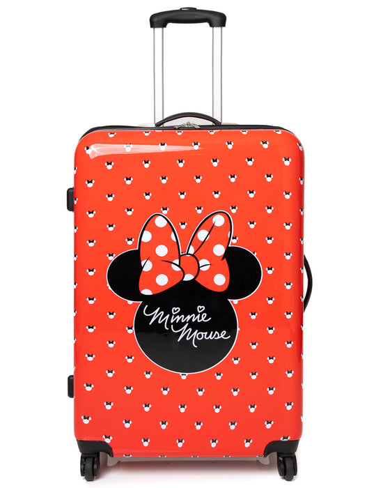Disney Minnie Mouse Suitcase Cabin Small Medium OR Large Hard Cover Trolley