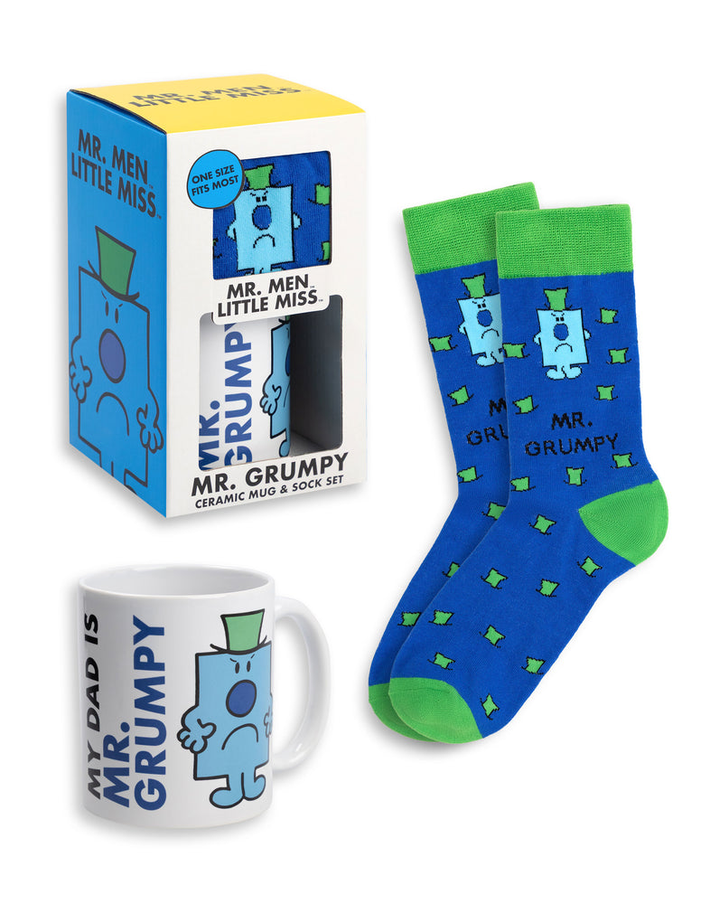 Mr. Men Mr Grumpy Men's Mug And Sock Set