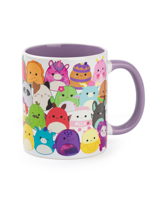 Squishmallows Multi Character Womens Purple Mug and Sock Gift Set