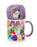 Squishmallows Multi Character Womens Purple Mug and Sock Gift Set