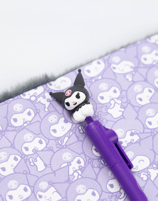 Hello Kitty Kuromi Unisex Kids Grey Composition Notebook and Pen