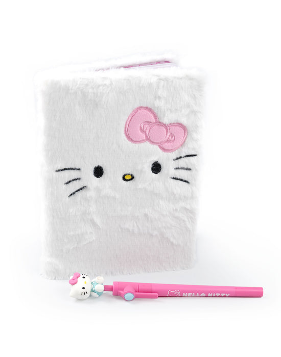 Hello Kitty Character Unisex Kids White Composition Notebook and Pen