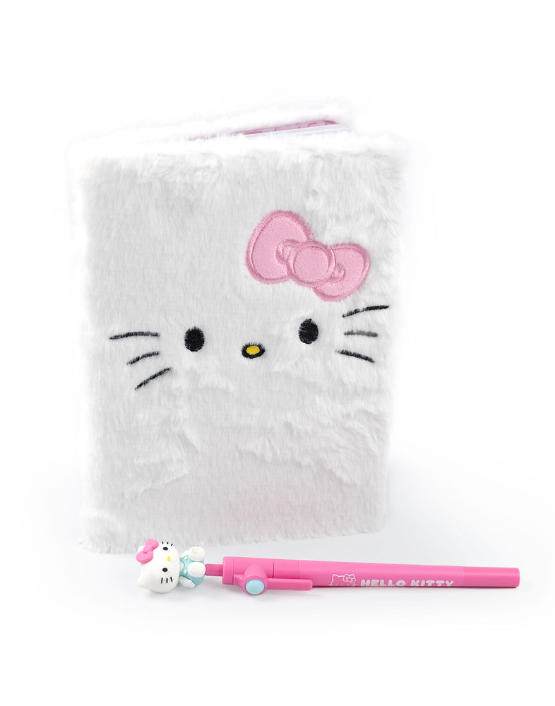 Hello Kitty Character Unisex Kids White Composition Notebook and Pen