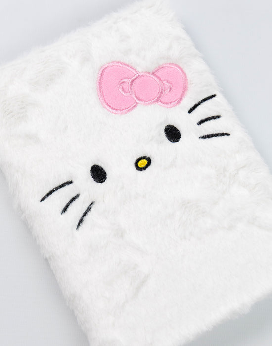 Hello Kitty Character Unisex Kids White Composition Notebook and Pen