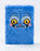 KPop Demon Hunters Derpy Tiger Unisex Kids Blue Composition Notebook and Pen