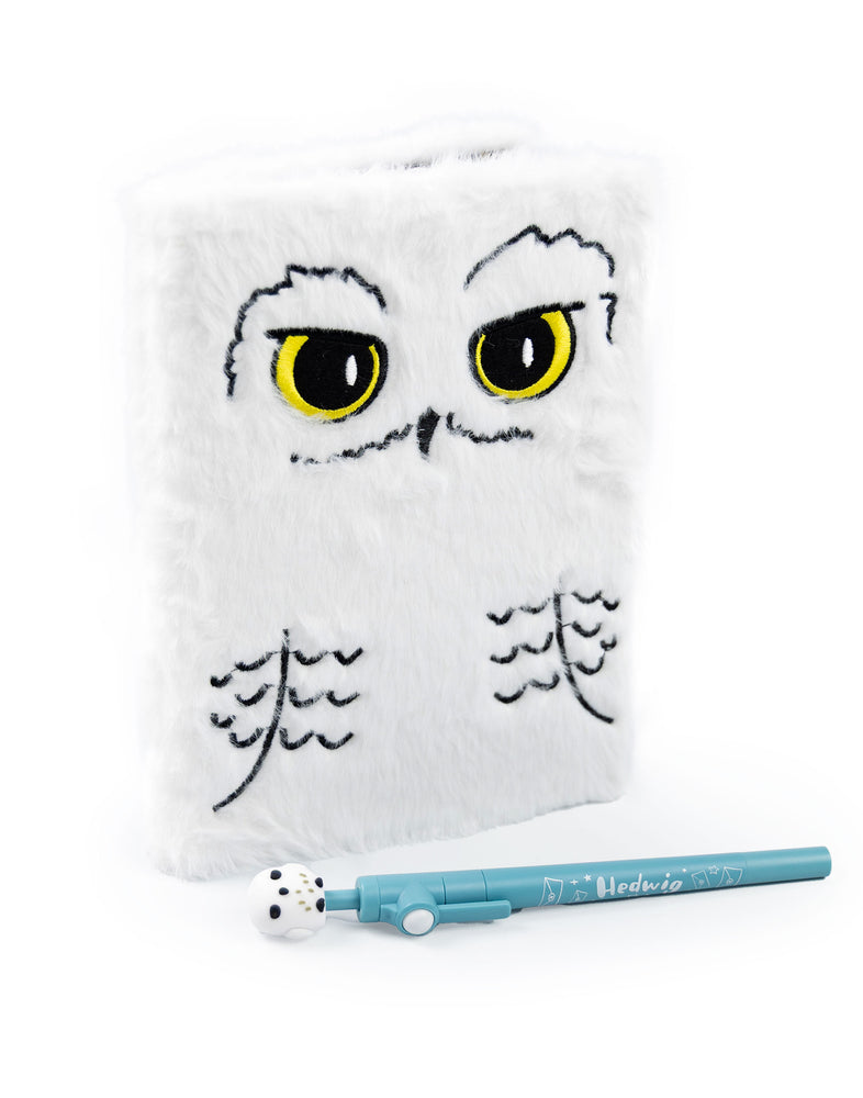 Harry Potter Hedwig Unisex Kids White Composition Notebook and Pen